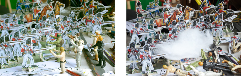 walkerloo paper soldiers battle vintage starwars figures